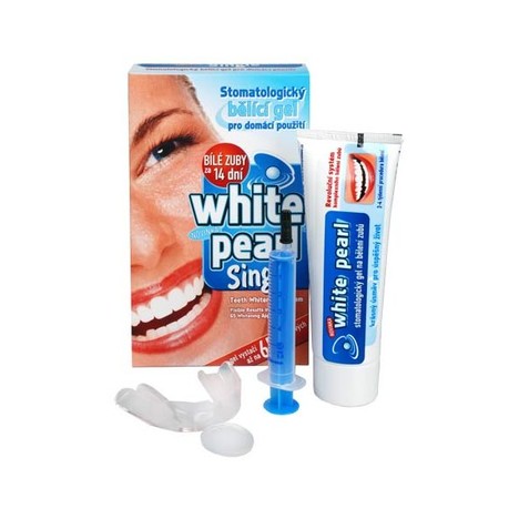 White Pearl Single set na domáce bielenie zubov 65 g