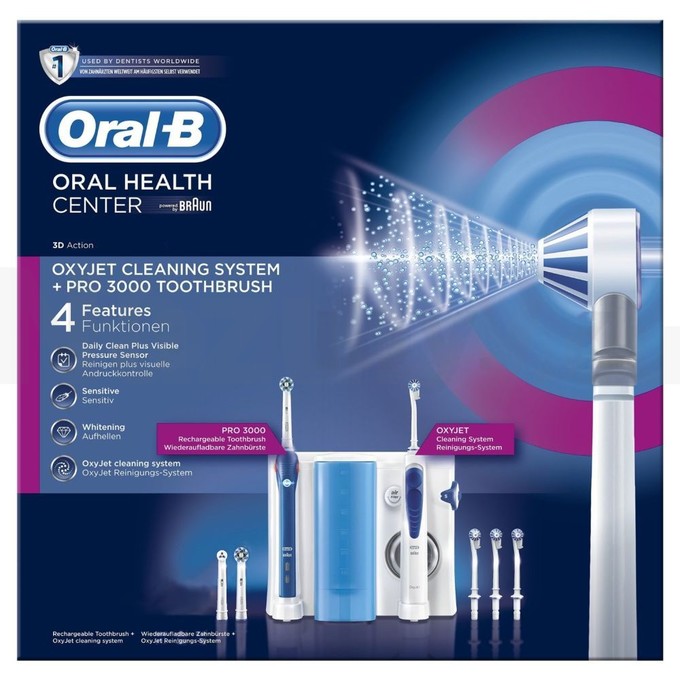 Oral-B Oxyjet + PRO 3000 ústne centrum - POŠKODENÝ OBAL