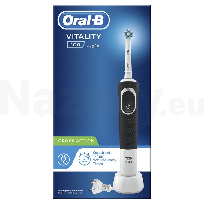 Oral-B Vitality 100 CrossAction Black zubná kefka