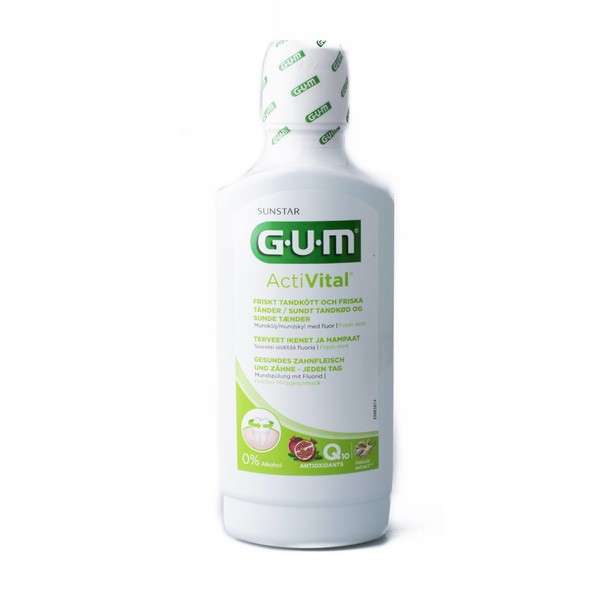 GUM ActiVital Q10 ústna voda 500 ml