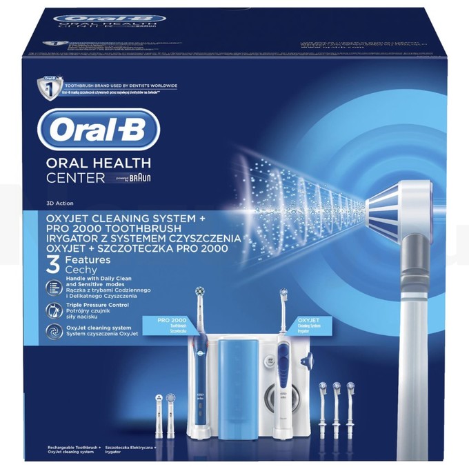 Oral-B Oxyjet + PRO 2000 ústne centrum