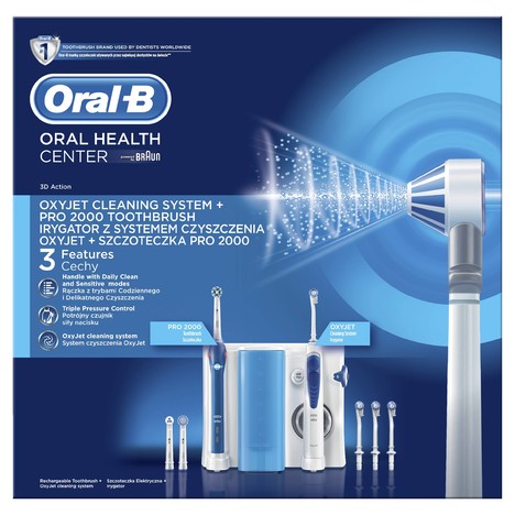 Oral-B Oxyjet + PRO 2000 ústne centrum