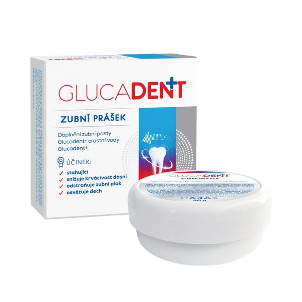 Glucadent zubný púder 30g