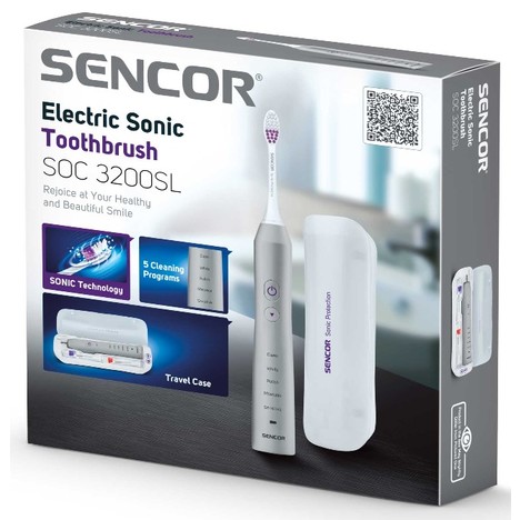 Sencor SOC 3200SL sonická zubná kefka - POŠKODENÝ OBAL
