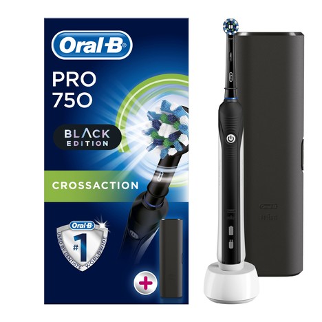 Oral-B PRO 750 CrossAction Black oscilačná kefka