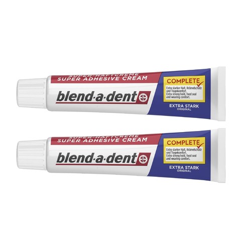 Blend-a-dent Complete Extra Stark fixačný krém 2×47 g