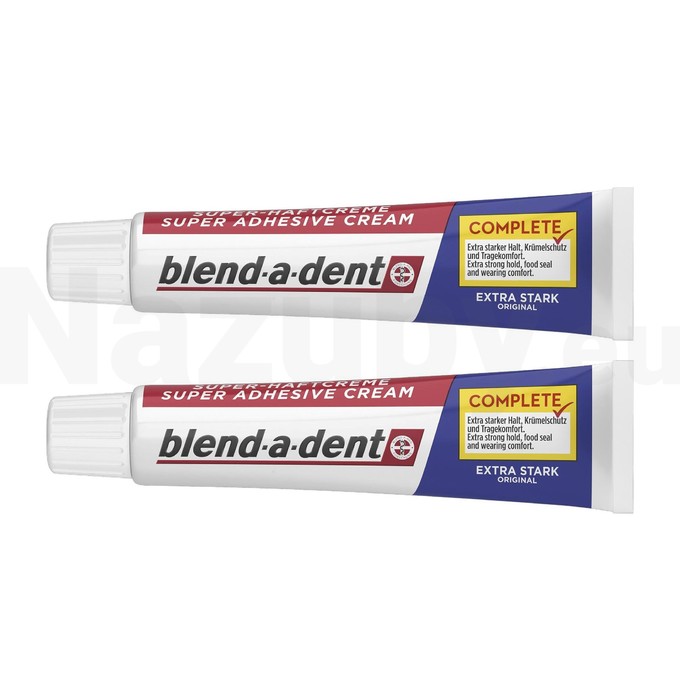 Blend-a-dent Complete Extra Stark fixačný krém 2×47 g
