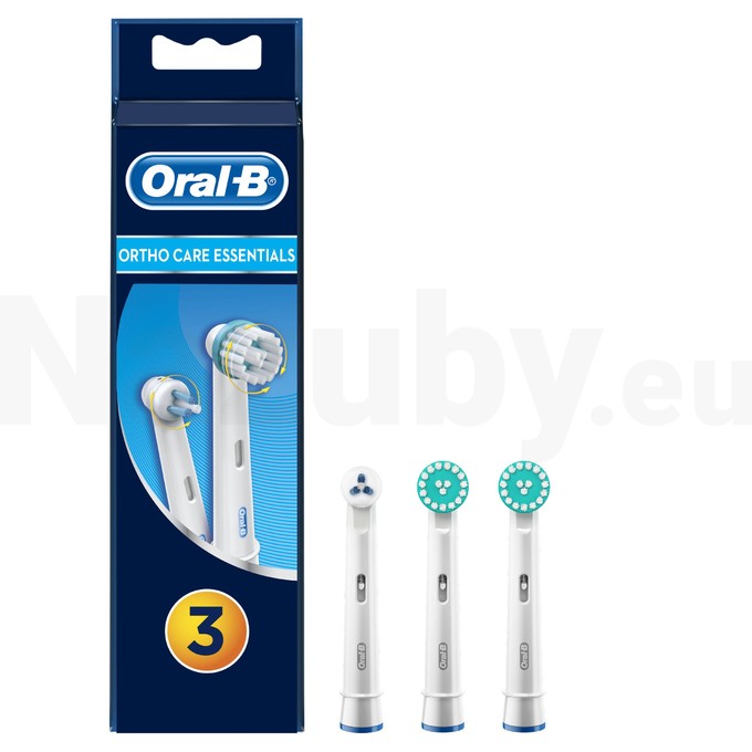 Oral-B OrthoCare Essentials náhradné hlavice 3ks