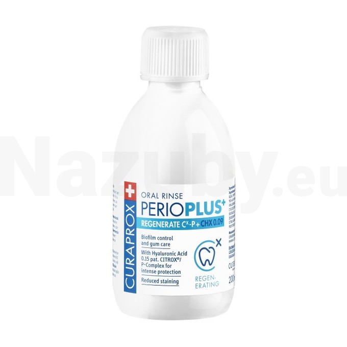 Curaprox Perio Plus+ Regenerate 0,09% ústna voda 200 ml