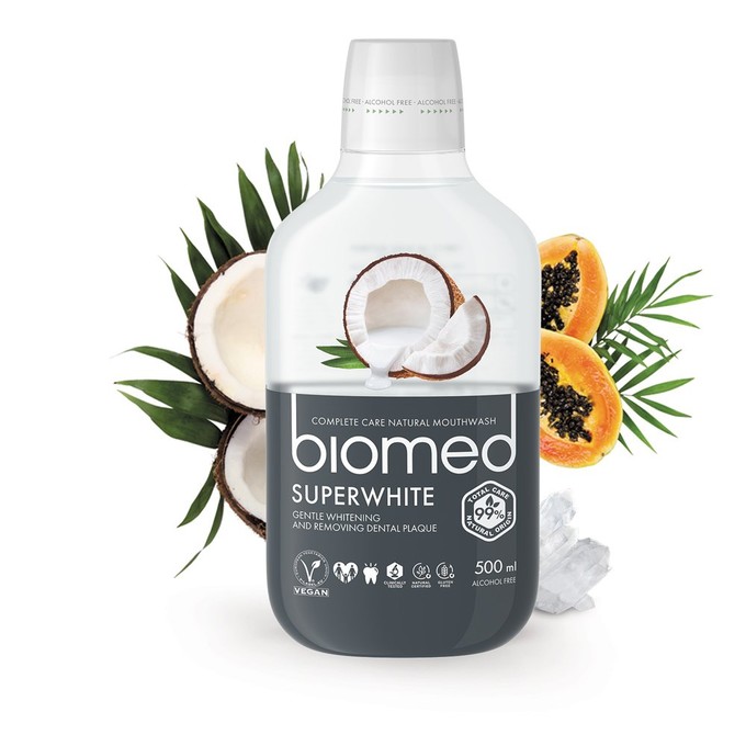 Biomed Superwhite ústna voda 500 ml