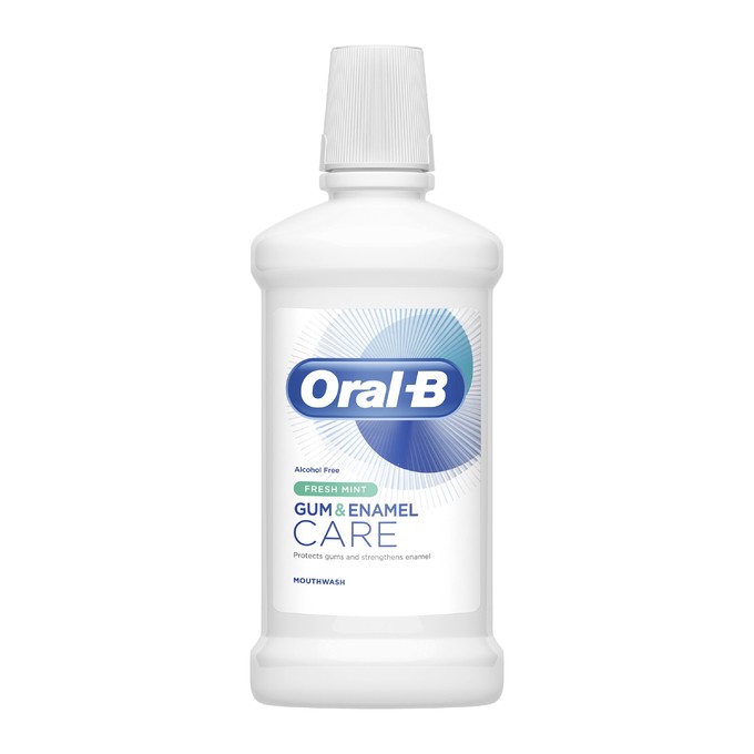 Oral-B Gum & Enamel Care Fresh Mint ústná voda 500 ml