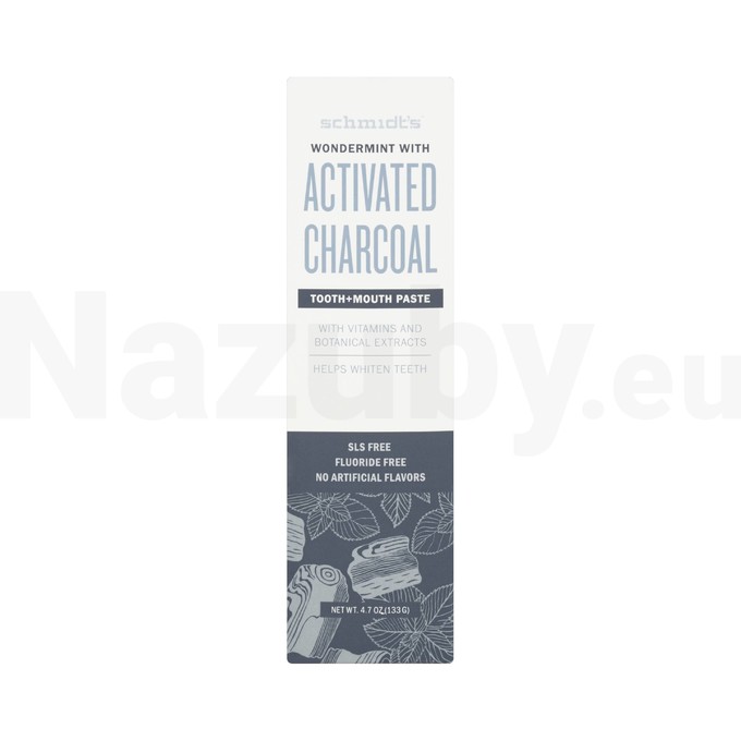 Schmidt's Activated Charcoal zubná pasta 100 ml