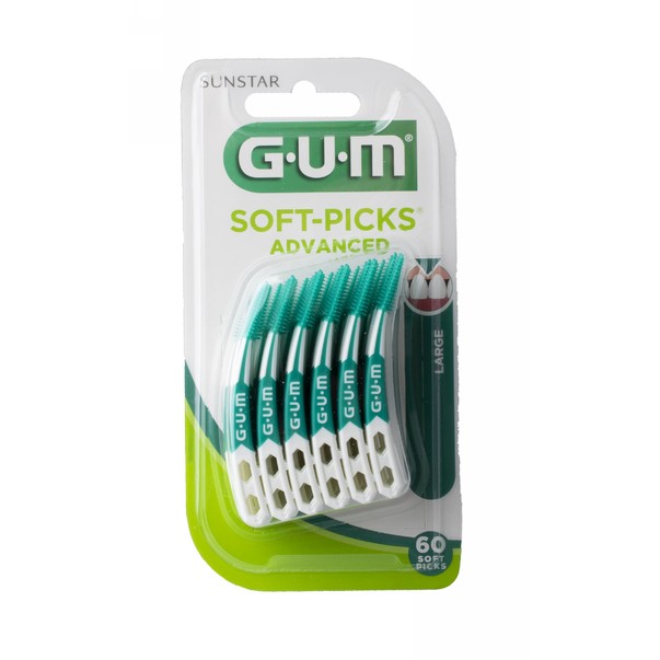 GUM Soft Picks Advanced Large medzizubné kefky 60 ks