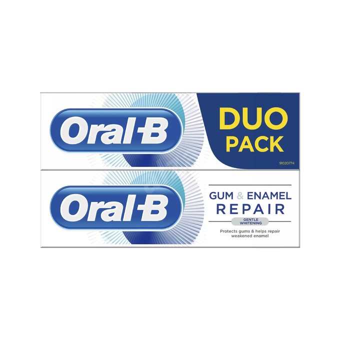 Oral-B Gum & Enamel Gentle Whitening zubná pasta 2x75 ml
