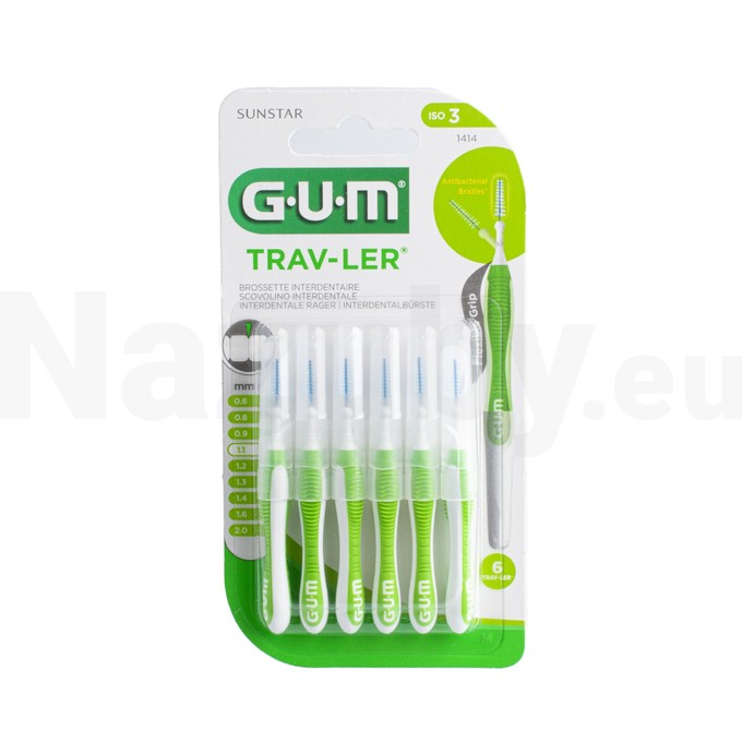GUM Trav-Ler medzizubné kefky 1,1 mm 6 ks