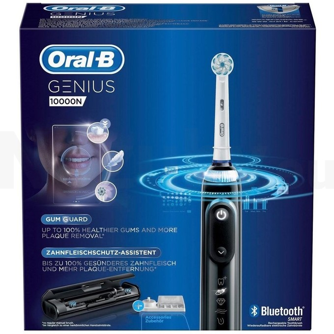 Oral-B Genius 10000N Black oscilačná zubná kefka - POŠKODENÝ OBAL