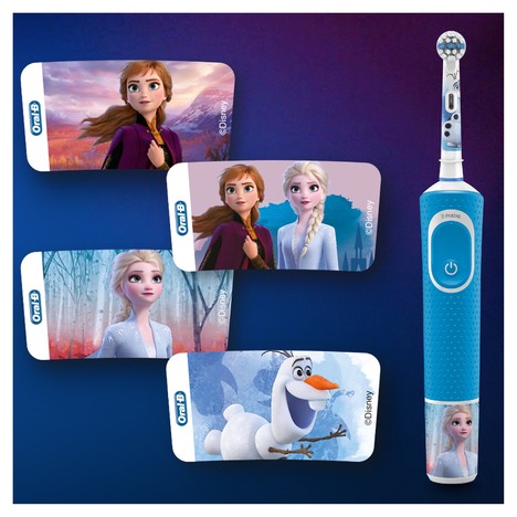 Oral-B Vitality Kids Frozen detská zubná kefka + cestovné puzdro