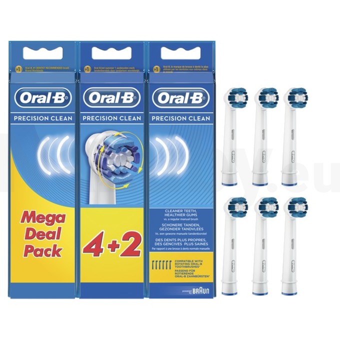 Oral-B EB 20-6 Precision Clean náhradné hlavice 6 ks