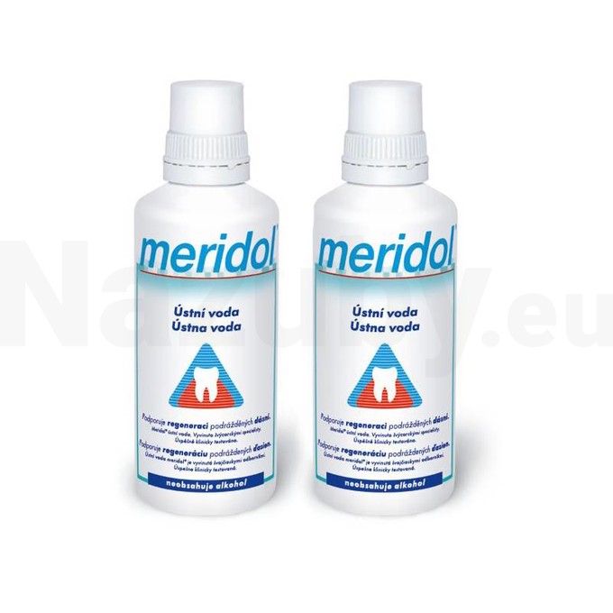 Meridol ústna voda na ochranu ďasien 2x400 ml