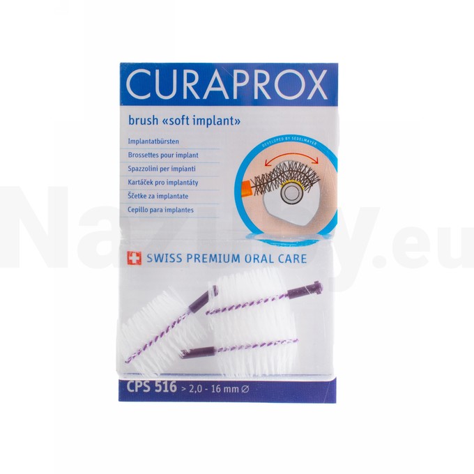 Curaprox CPS 516 Soft Implant medzizubná kefka 3 ks