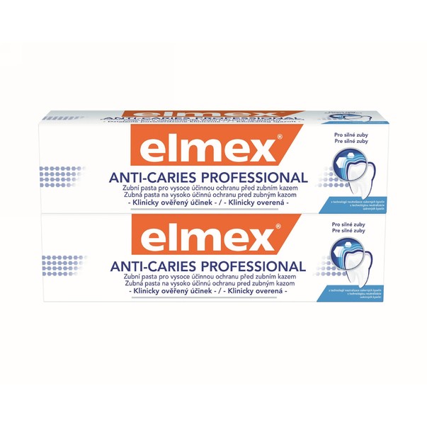 Elmex Anti Caries Professional 2x75ml + Elmex 400 ml