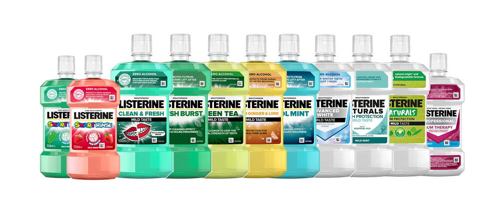 Ústne vody Listerine