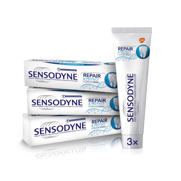 Sensodyne Repair & Protect zubná pasta 3x75ml