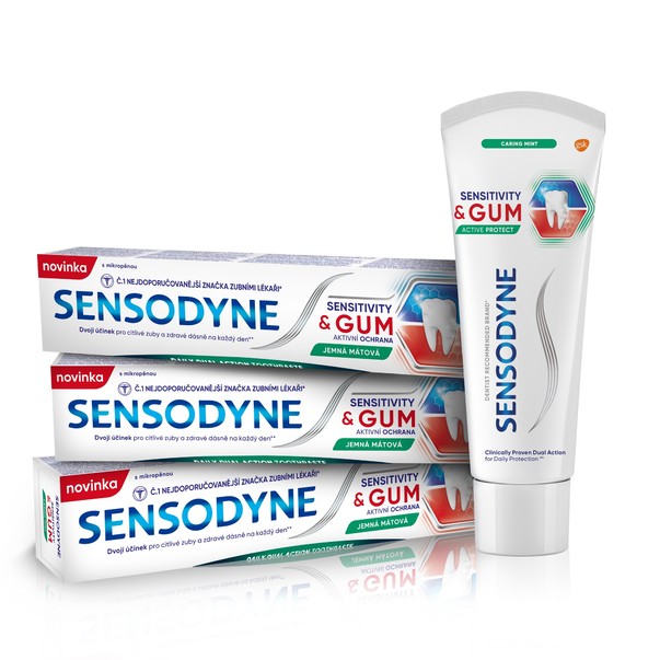 Sensodyne Sensitivity&Gum zubná pasta 3x75 ml