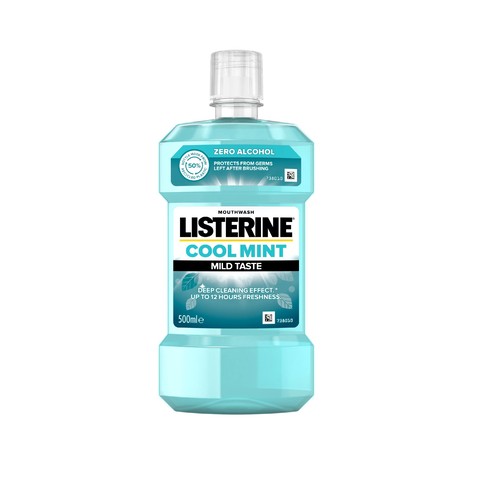 Listerine Cool Mint Mild Taste ústna voda 500 ml