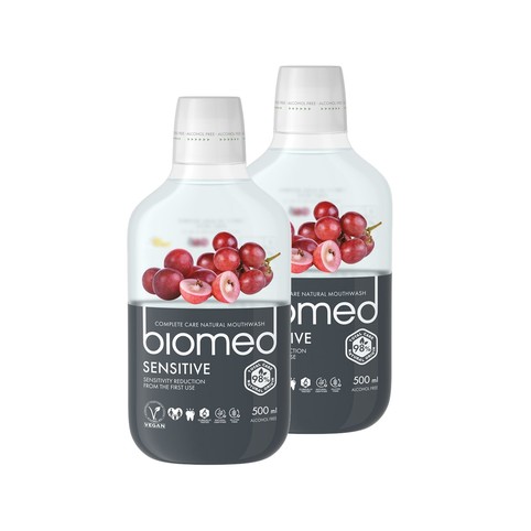 Biomed Sensitive ústna voda 2x500 ml