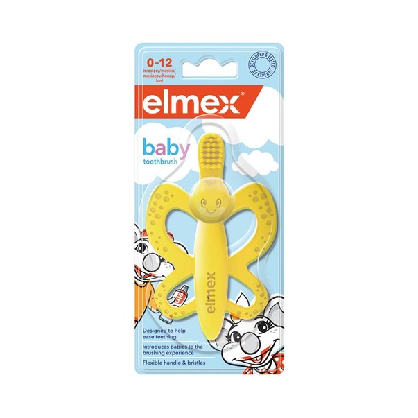 Elmex Baby 0-12 detská zubná kefka