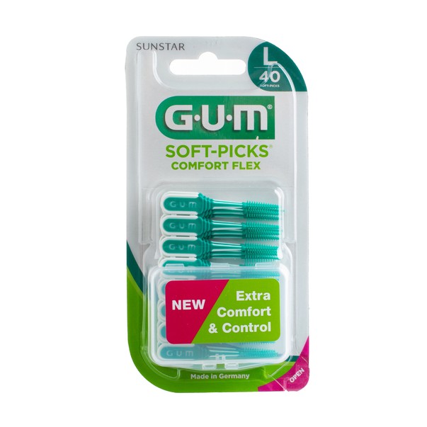 GUM Soft Picks Comfort Flex Large medzizubné kefky 40 ks