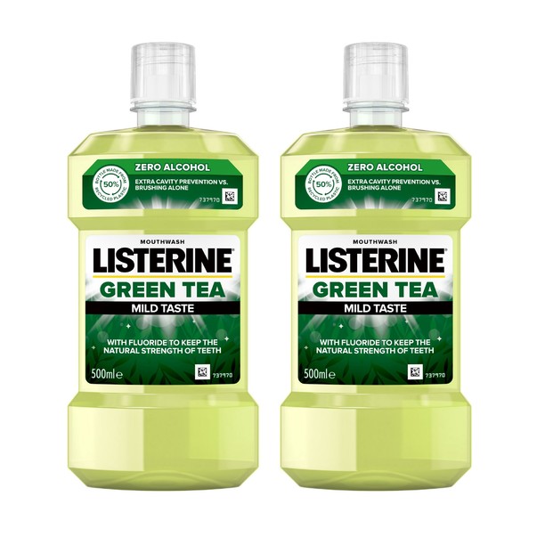 Listerine Green Tea ústna voda 2x500 ml