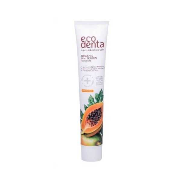 Ecodenta Organic Whitening Papaya zubná pasta 75 ml