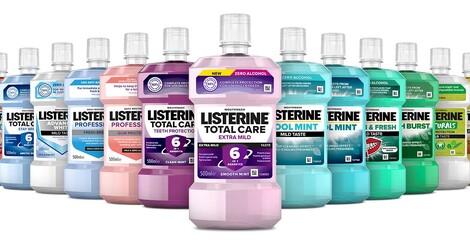 Prehľad ústnych vôd Listerine