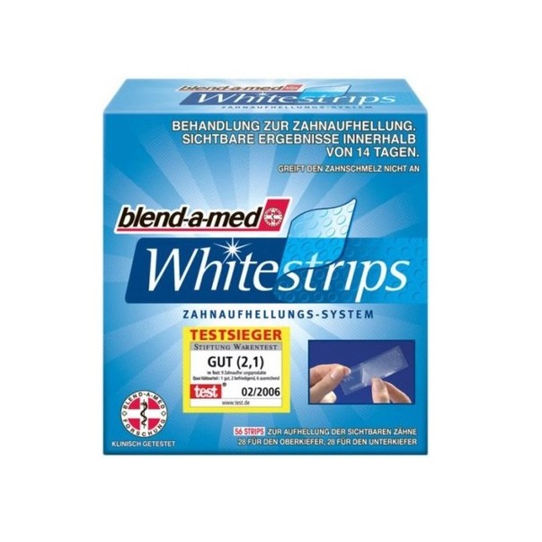 Blend-a-med Whitestrips bieliaci zubné pásky 56 ks