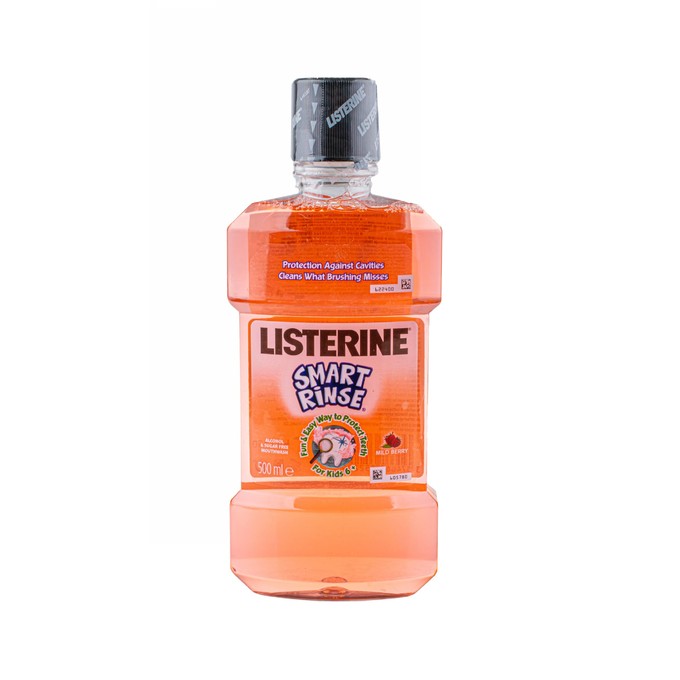 Listerine Smart Rinse Berry ústna voda pre deti 500 ml