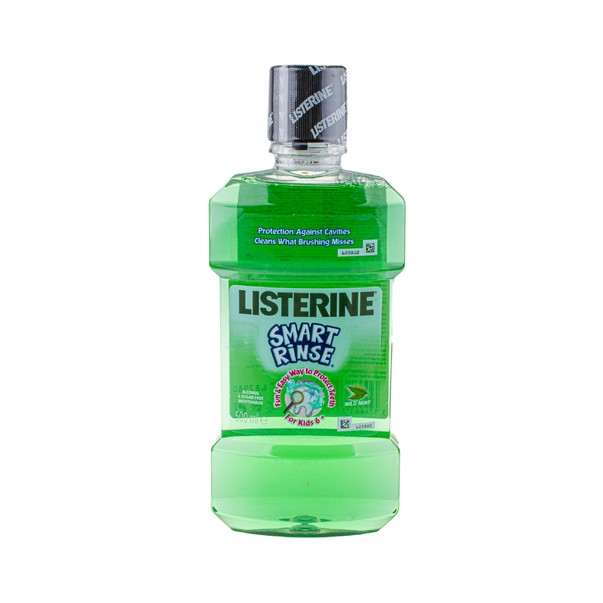 Listerine Smart Rinse Mint ústna voda pre deti 500 ml