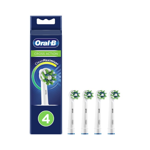 Oral-B CrossAction White CleanMaximiser náhradné hlavice 4 ks