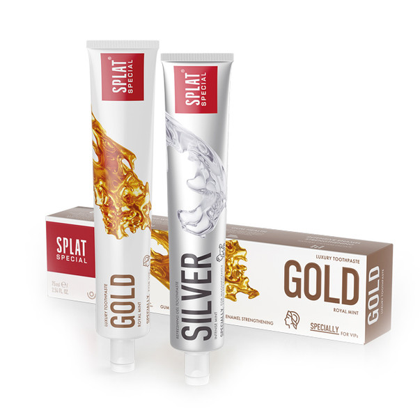 Splat Special Gold & Silver zubná pasta 2x75 ml