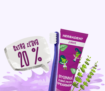 Dětský Herbadent s extra slevou 20 %