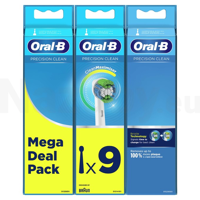 Oral-B Precision Clean CleanMaximiser náhradné hlavice 9 ks