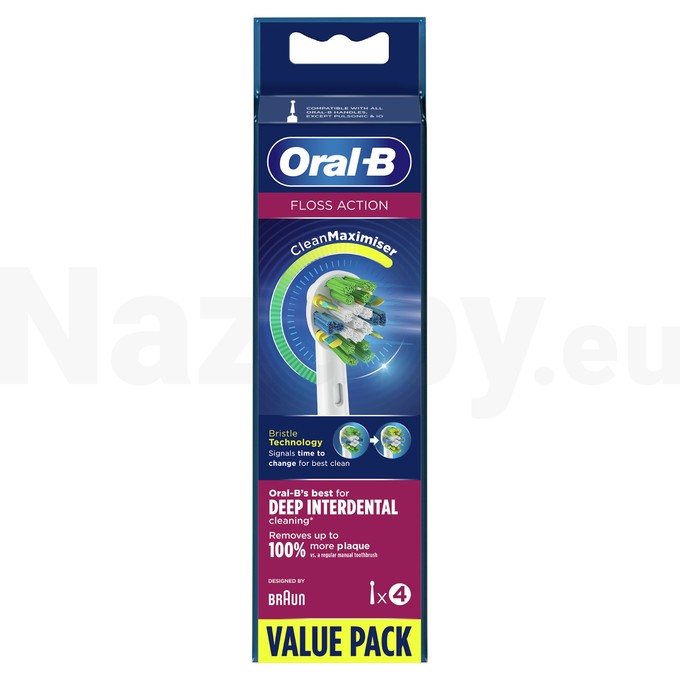 Oral-B FlossAction CleanMaximiser náhradné hlavice 4 ks