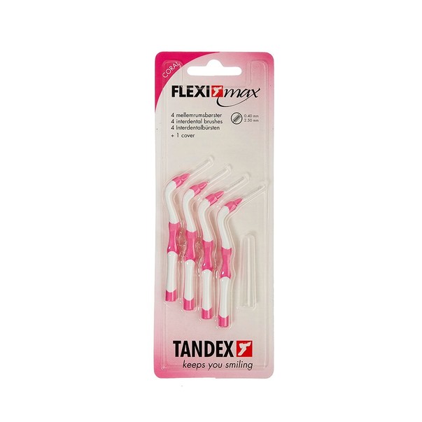 Tandex Flexi Max 0,7 Coral medzizubná kefka 4 ks