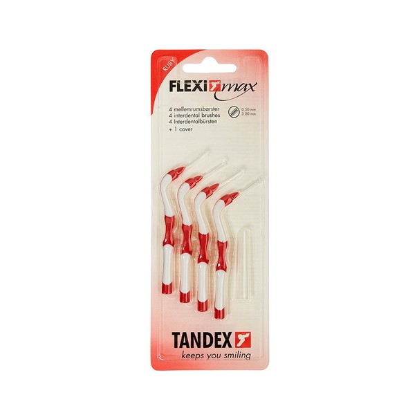 Tandex Flexi Max 0,9 Ruby medzizubná kefka 4 ks