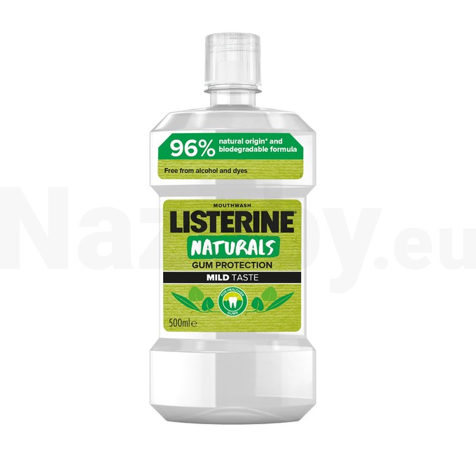 Listerine Naturals Gum Protection Mild Taste ústna voda 500 ml