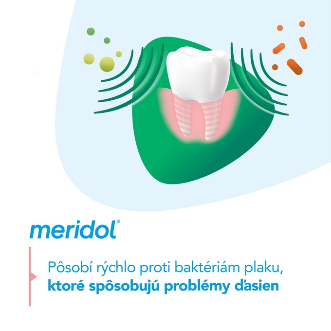 Meridol ochrana ďasien a svieži dych zubná pasta 75 ml