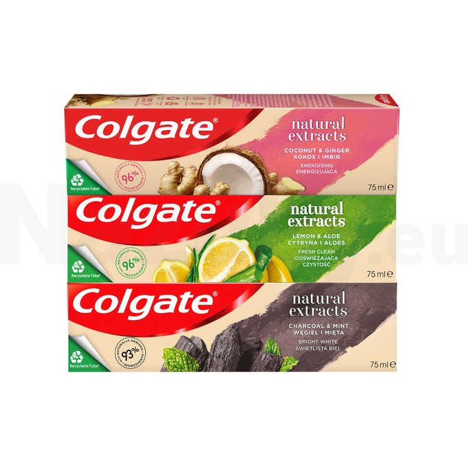 Colgate Natural Extract Mix zubná pasta 3x75ml