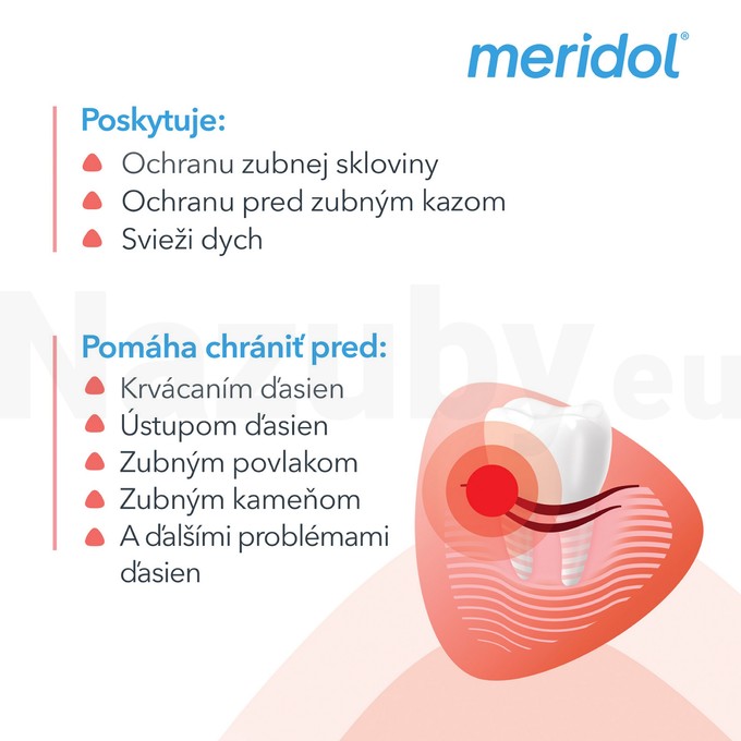 Meridol Complete Care citlivé ďasná a zuby zubná pasta 3x75 ml