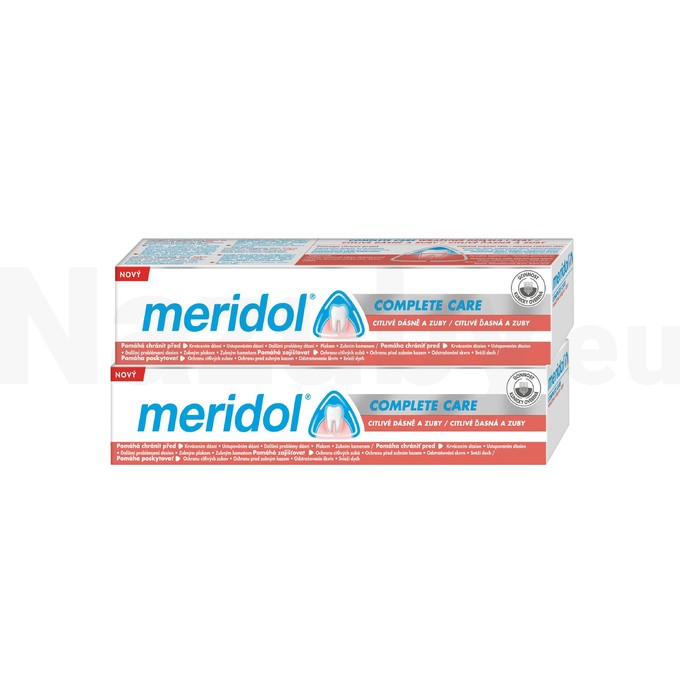Meridol Complete Care citlivé ďasná a zuby zubná pasta 2x75 ml